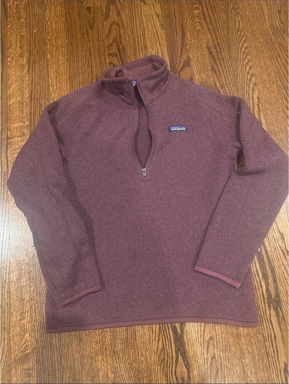 NWOT Patagonia Quarter Zip Better Sweater in Light Balsamic Size Medium